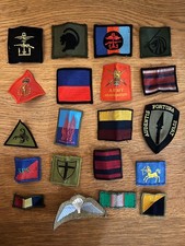 Various Military Cloth Badges