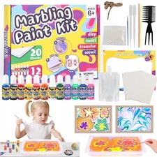 Water Marbling Paint Kit Arts