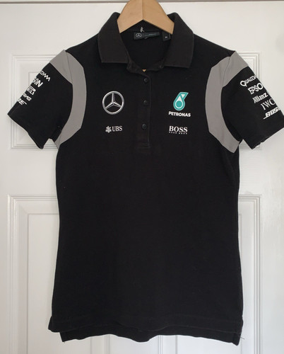 Ladies mercedes polo shirt - ladies, f1