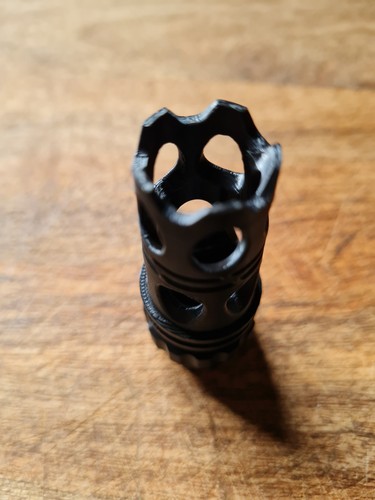 Airsoft mock muzzle break - muzzle, 3d