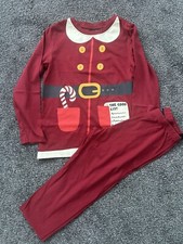 H&M Girls Boys Red Santa Xmas