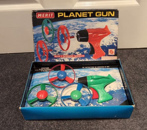 Vintage merit toys planet gun - merit,
