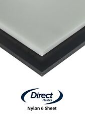 Nylon 6 Natural / Black Sheet Various Sizes 1mm - 30mm Thick 