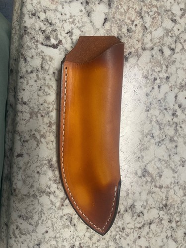 Custom leather knife - knife, sheath