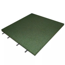 Green Rubber Playground Mat