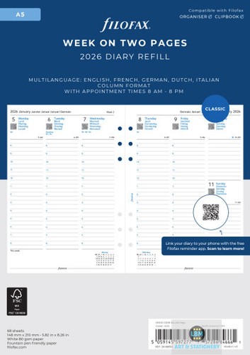 Filofax 2026 diary week - filofax,