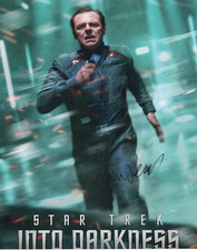 SIMON PEGG Signed 10x8 Photo STAR TREK Into Darkness COA