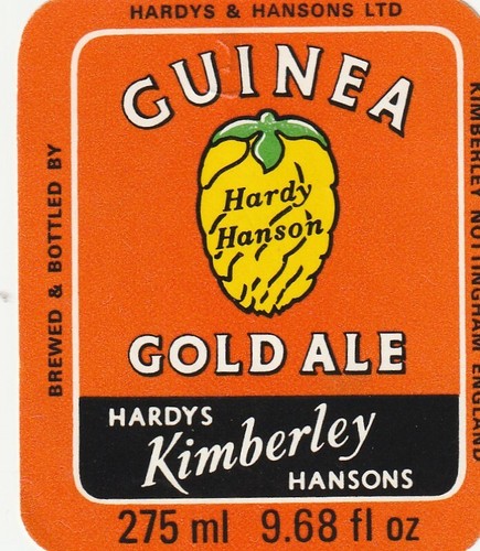 Beer bottle label - -, hardys