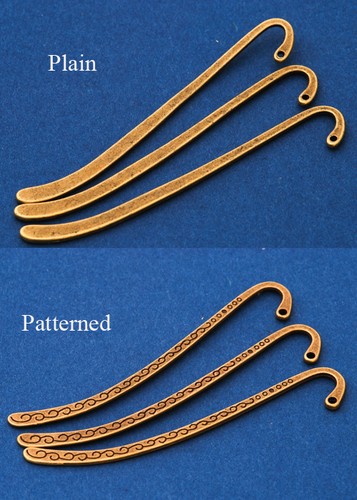 Antique bronze bookmarks - x,