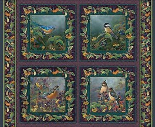Garden wings birds quilting - wings,