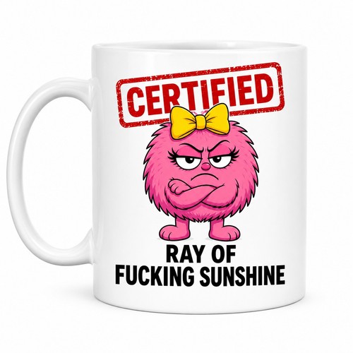 Funny rude mug - funny, ray
