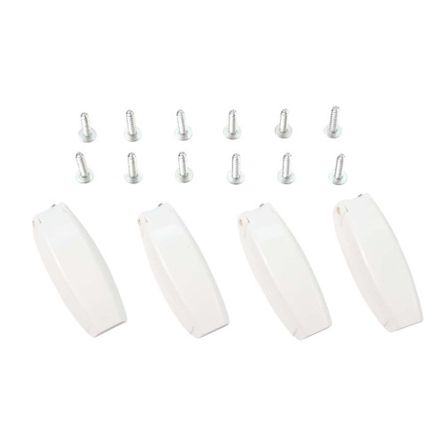 4pcs luggage door catch - catch, white