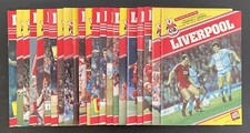 LIVERPOOL 1987/1988 Season - Complete set of home football programmes