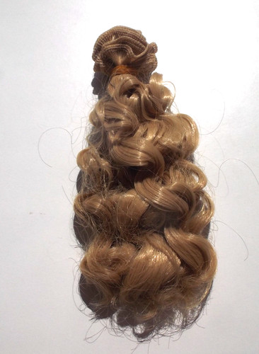 Blonde synthetic hair - blonde, weft