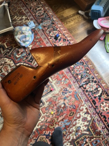 Wright wooden cobbler shoe - wright's,