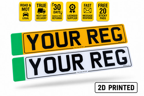 Badge printed number - 2d,