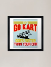 go Kart Framed Art Print