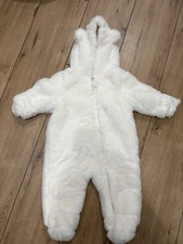 M&S Fluffy Fur Snowsuit Age