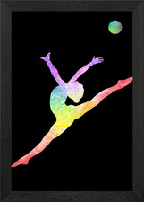 Rhythmic Gymnastics Framed