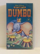 Dumbo Walt Disney Classics VHS Tape PAL Video Cassette