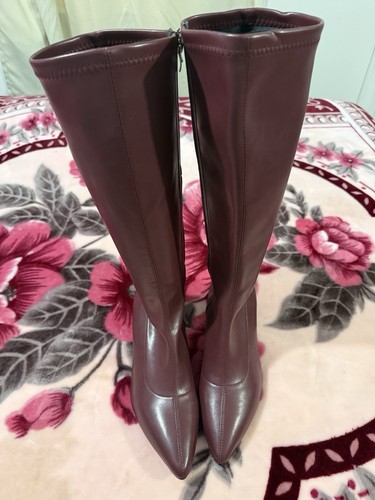Burgundy women high knee - women,