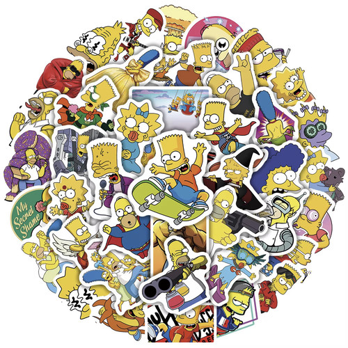 The simpsons stickers pack - the,