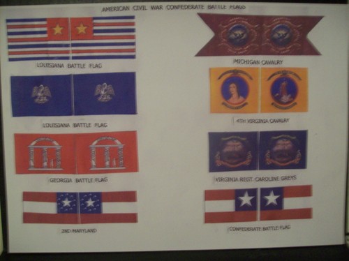 American civil war flags - ,