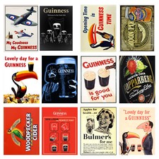 Cider guiness retro metal - retro,