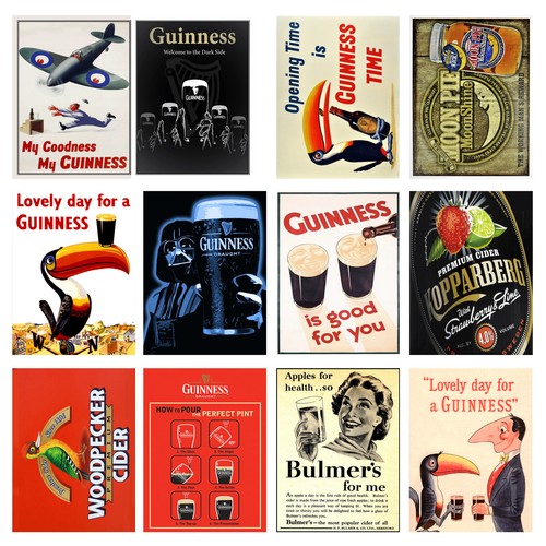 Cider guiness retro - cider,,