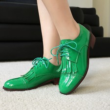 British Womens Carved Brogue