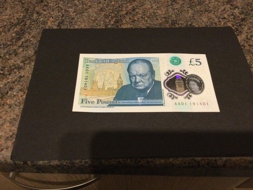 Collectors pound note aa01 - note,