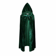 Adult Velvet Hooded Robe Cloak