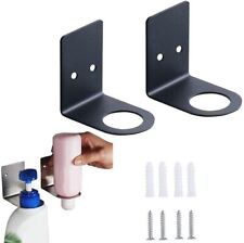 2x Soap Bottle Dispenser Holder Pump Hand Stand Hanging Shel 33mm Wall Mounted