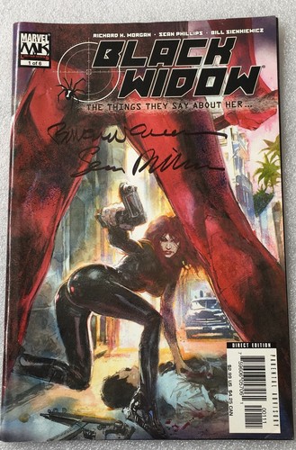 Black widow vol 1 signed - widow,