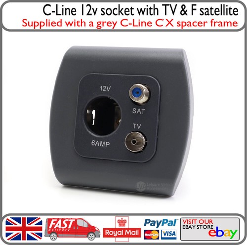 Grey line 12v power - c-line, dc