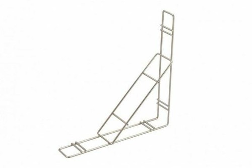 Chrome plate rack wall - chrome, bracket