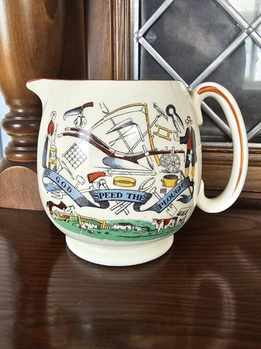Antique ceramic farmers arms - ceramic, arms"