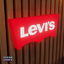 Levi's Led RGB Light Wall Sign