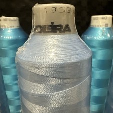 Madeira Embroidery Thread 5000m Cone Baby Blue 1953 Colour Polyneon Polyester 