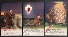 3 x WW1 Bamforth Song cards