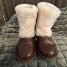 UGG Maylin Chestnut Fur Boots