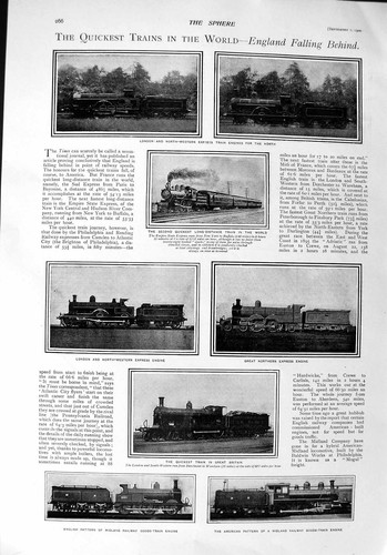 Original old antique print - old,