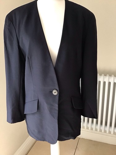 Aquascutum vintage navy wool - aquascutum,