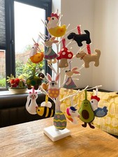 Handmade felt decorations