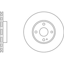 2x Brake Discs Vented For