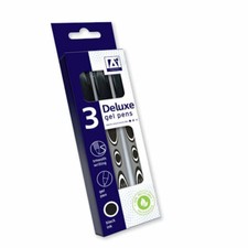 3 Pack Deluxe Gel Pens - Black
