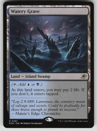 Watery grave rare - grave, edge