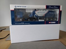 CORGI TRI-AXLE  1:50 BRITISH SUGARS ERF TRACTOR UNIT & FELDBINDER TRAILER.