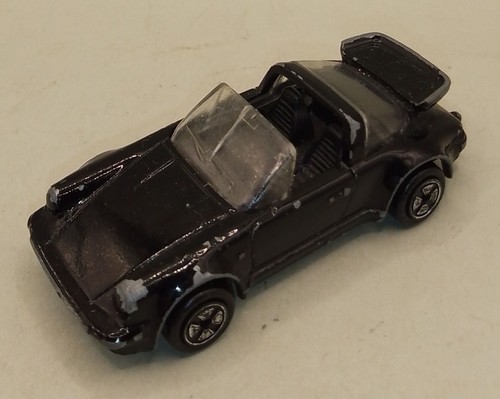 Corgi vintage black porsche - corgi,