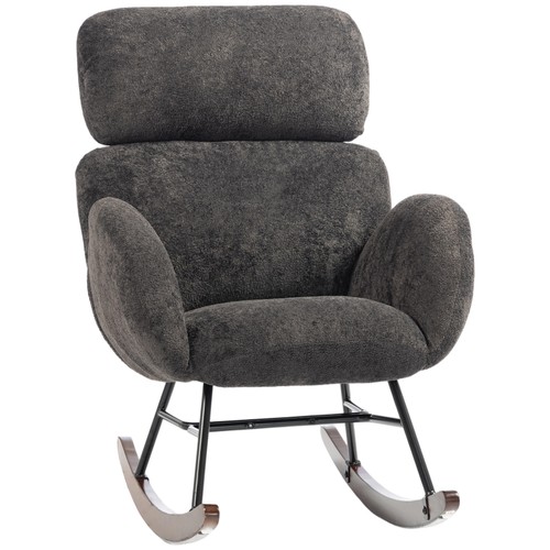 Homcom rocking chair with - rocking,